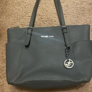 Michael Kors Gray Shoulder Bag